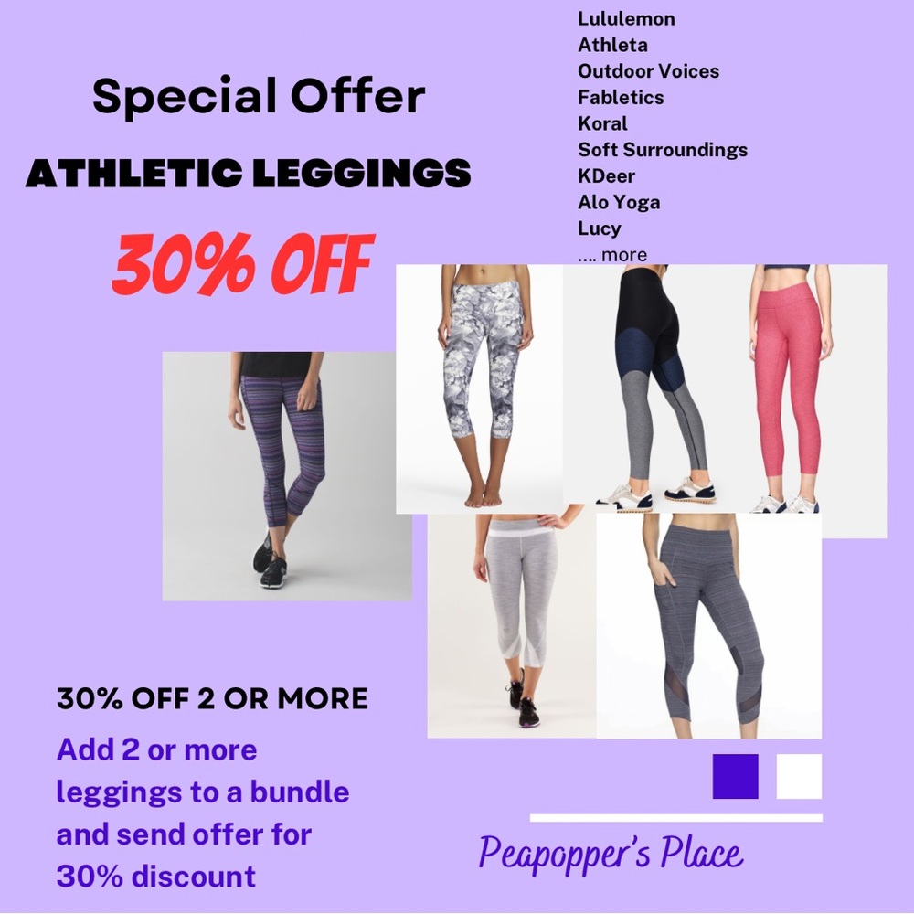 Athleta Womens Sonar Capri Leggings Electric Geo Blue size XXS - Picture 2 of 15